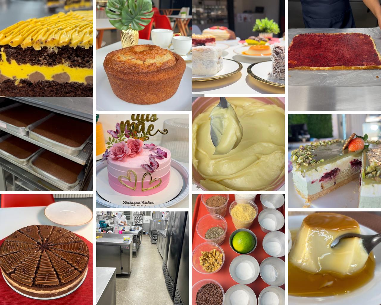 Doces ensinados no curso